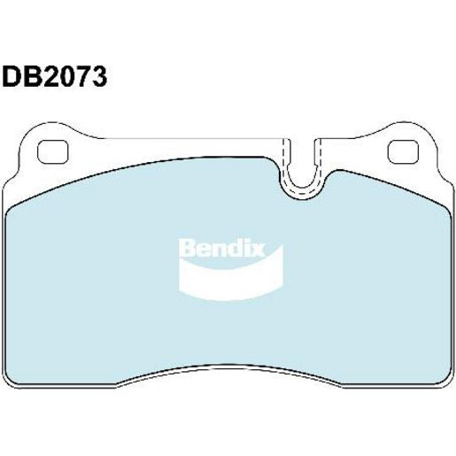 Bendix EURO Brake Pads Set Front - DB2073EURO