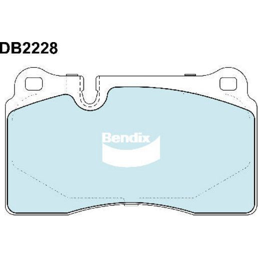 Bendix EURO Brake Pads Set Front - DB2228EURO