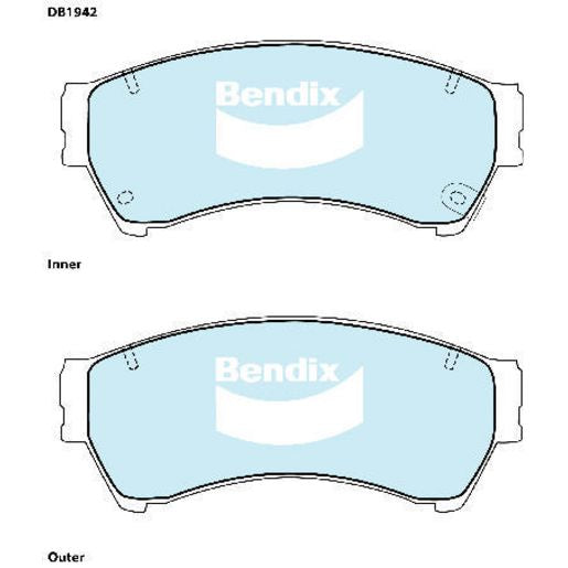 Bendix Heavy Duty Brake Pads Set Front - DB1942HD