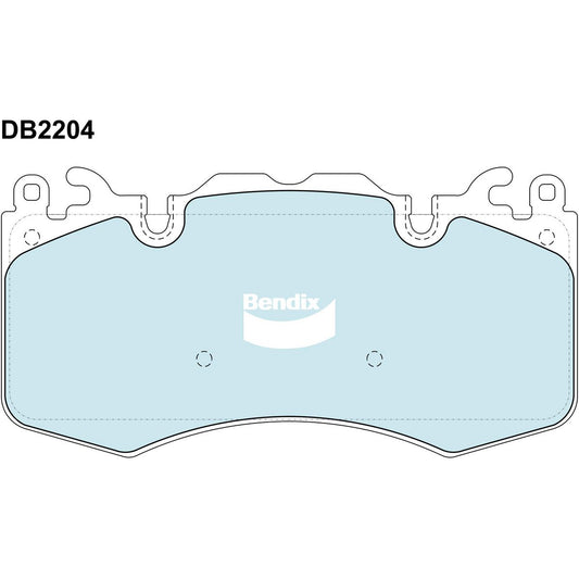 Bendix EURO Brake Pads Set Front - DB2204EURO