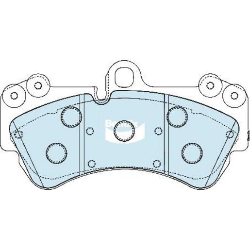 Bendix EURO Brake Pads Set Front - DB1676EURO