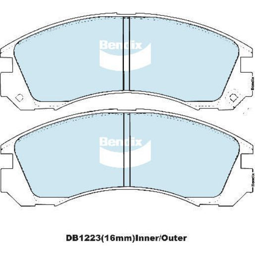 Bendix Ultimate Brake Pads Set Front - DB1223ULT