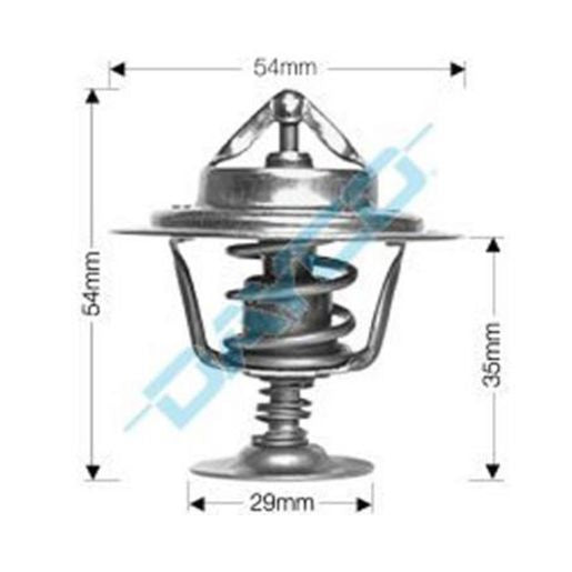 Dayco Thermostat 54mm - 71 Degrees C - DT13C