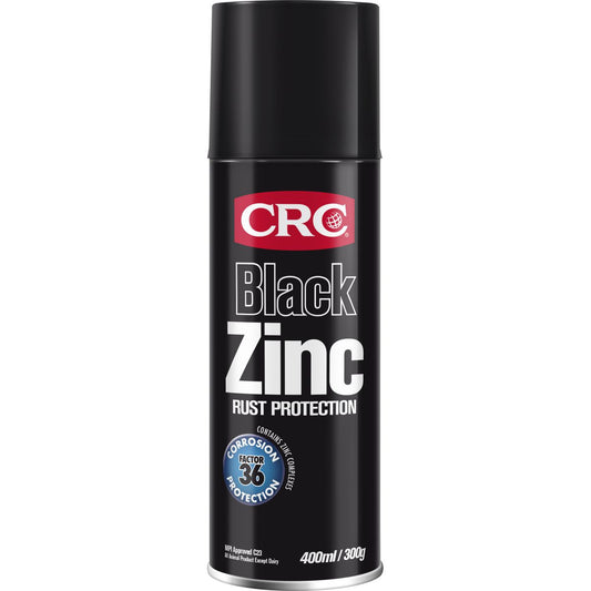 CRC Black Zinc Rust Protection 300Gm Black - 2089