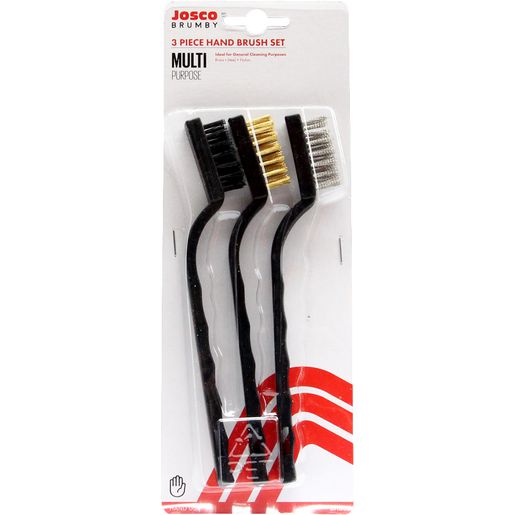 JOSCO Brush Kit Hand 3pce - BHB3B