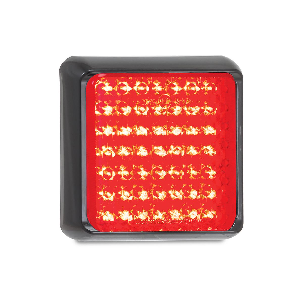 LED Autolamps 12/24V Stop/Tail Lamp 49 LEDs With Bracket And 30cm Wire - 100RM
