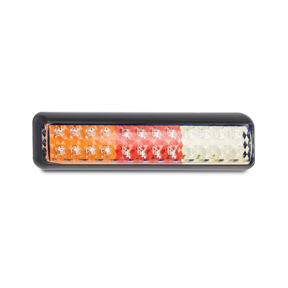LED Autolamps 12/24V LED Stop/Tail/Indicator/Reverse Lamp With Black Bracket - 200BSTIRMB