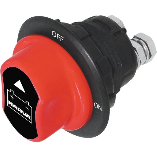 Narva Rotary Battery Master / Isolator Switch With Removeable Keyed Knob - 61036