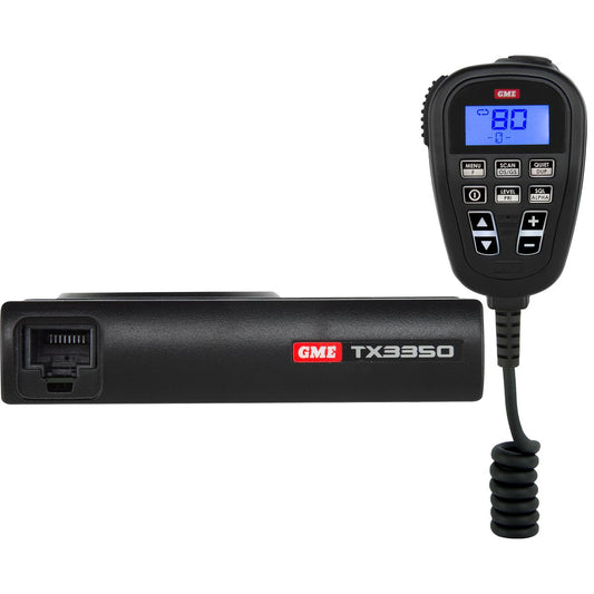 GME UHF CB Radio 5 Watt Compact with SoundPath Speaker Microphone - TX3350