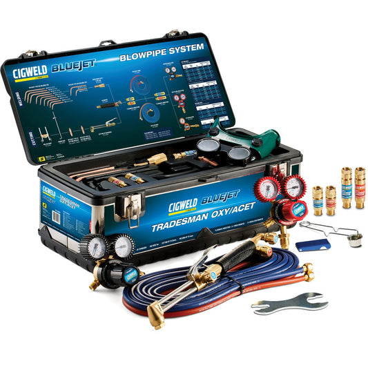 Cigweld Cutskill Kit Gas Cutting & Welding Tradesman Suits Oxy/Acet - 208001