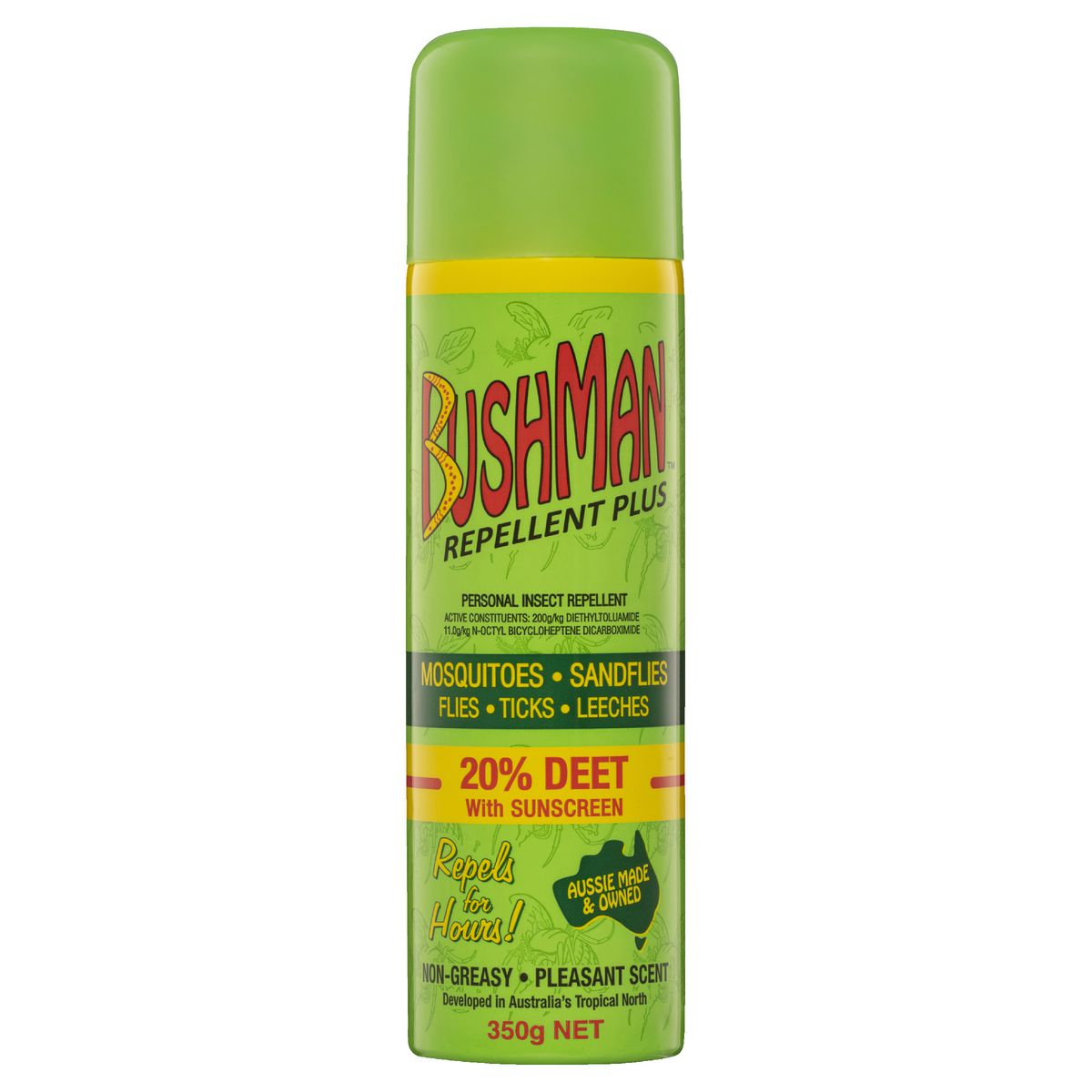 Bushman Insect Repellant 20% DEET with Sunscreen - BP350A