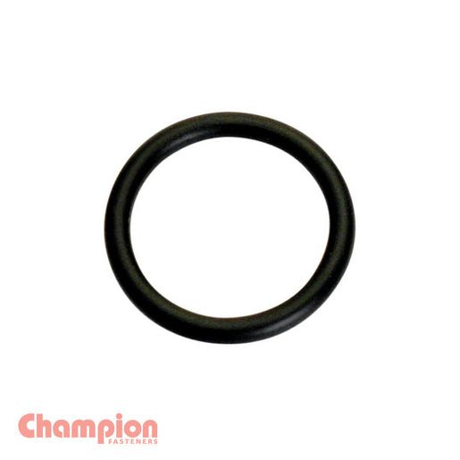Champion O Ring Nitrile Rubber 70 Shore M17 x 2.5mm Black - COR216