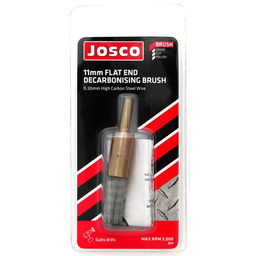 JOSCO Brush Cup CR 11 Flat End 6 Spindle 0.30 - 202