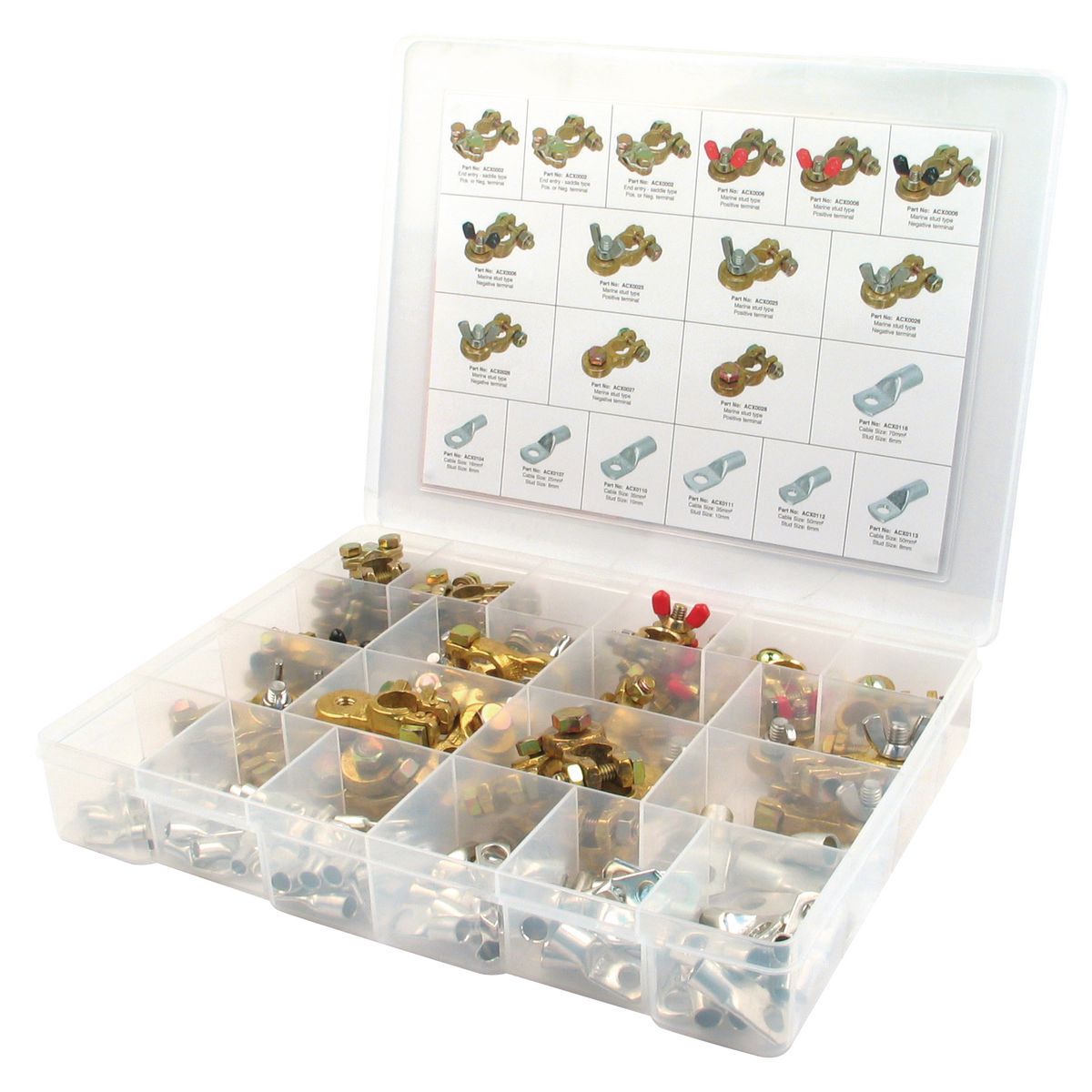 OEX Battery Terminal Kit Positive & Negative 110 Pack - ACX0037