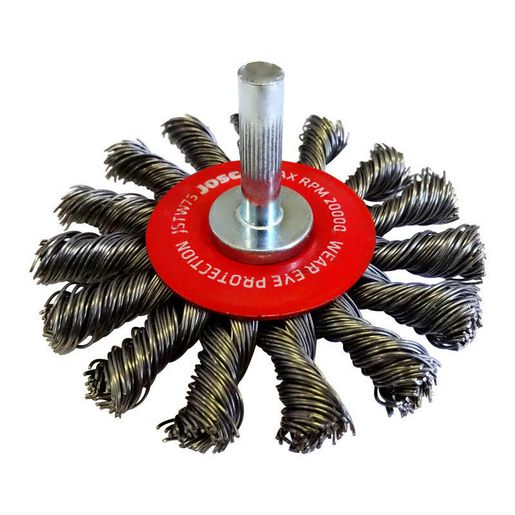 JOSCO Brush Wheel TK20 HS 75x1R 6.35 Spindle 0.50 - JSTW75