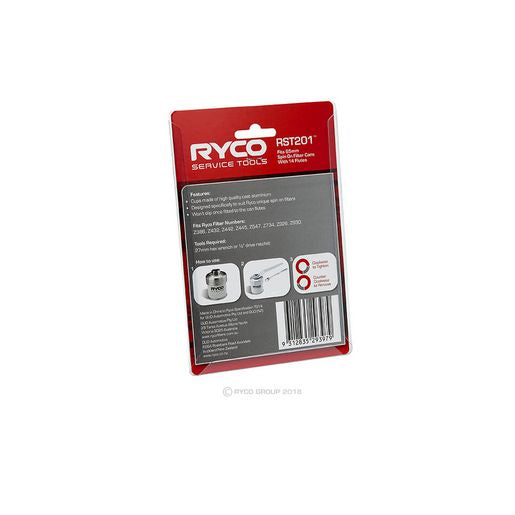 Ryco Spin On Oil Filter Removal Cup - RST201