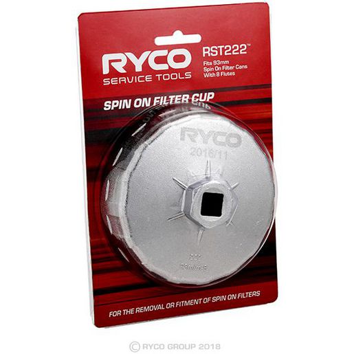 Ryco Spin On Oil Filter Removal Cup - RST222