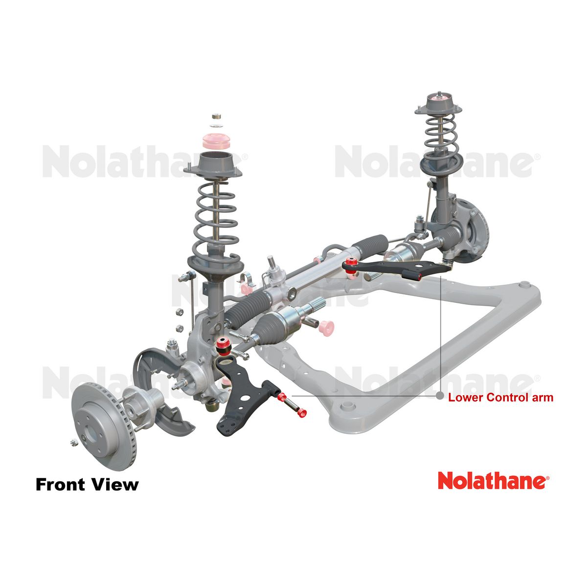 Nolathane Front Lower Control Arm - 45963R