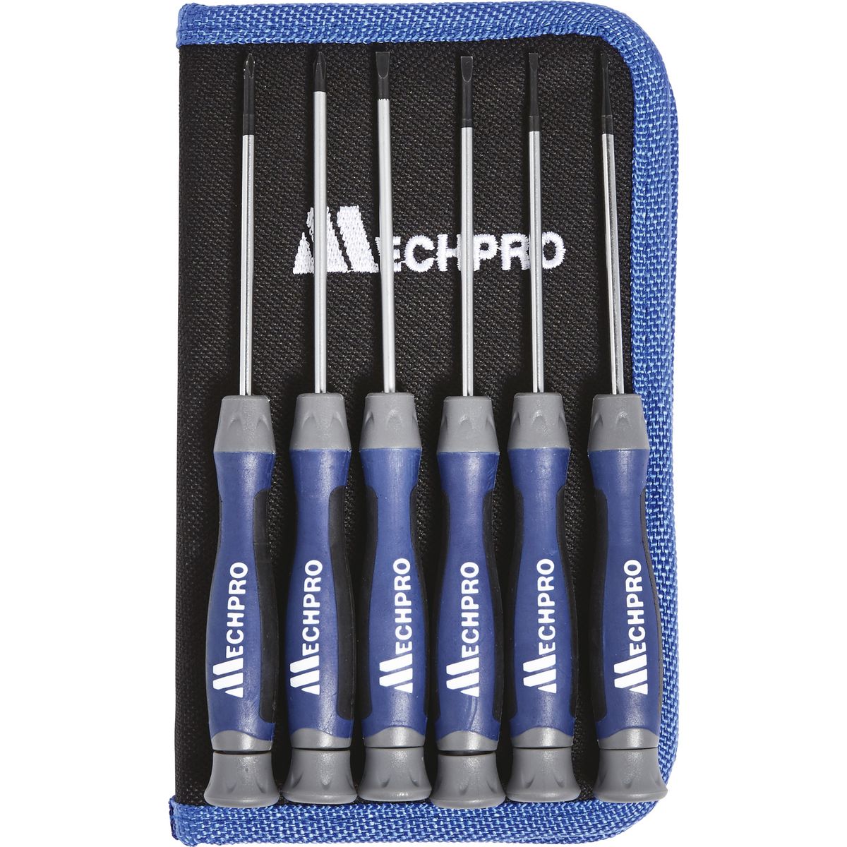 Mechpro Blue Mini Screwdriver Set 6pc - MPBSD102K