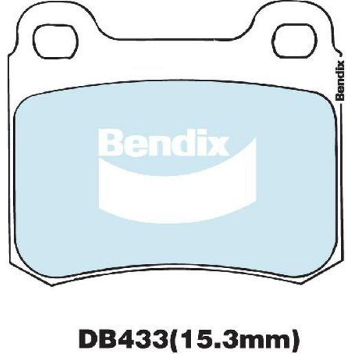 Bendix EURO Brake Pads Set Rear - DB433EURO