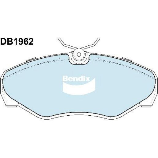 Bendix EURO Brake Pads Set Front - DB1962EURO