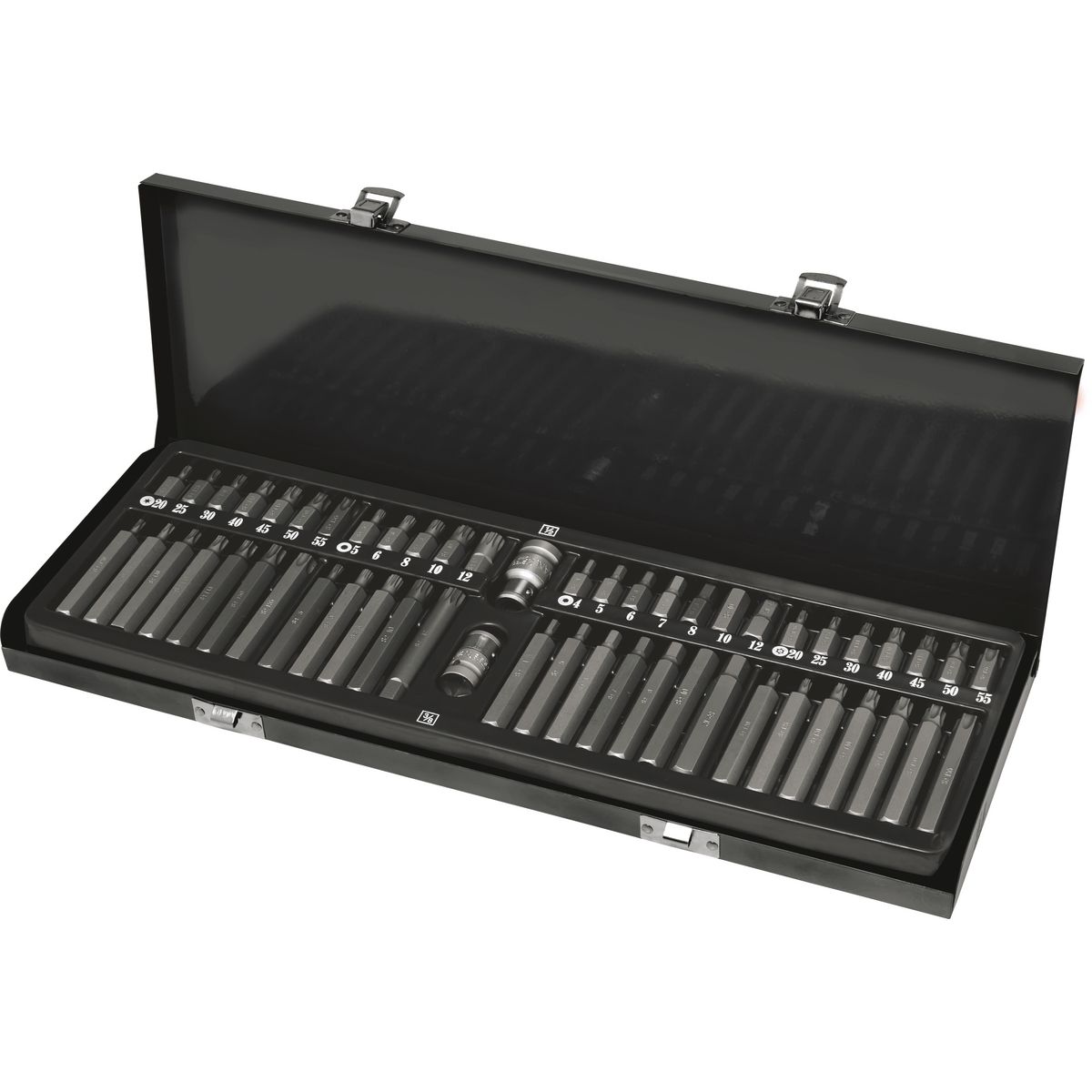 Mechpro Blue Torx & Hex Spline Bit Set 54pc - MPBST103K