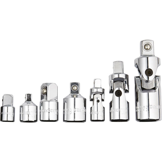 Mechpro Blue Adapter & Universal Joint Set 7pc - MPBA102K