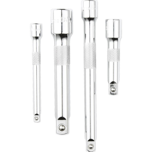 Mechpro Blue Extension Bar Set 1/4In, 3/8In & 1/2In Drive 4pc - MPBE101K