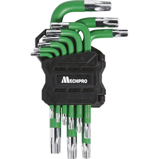 Mechpro Blue Hex Key Set Torx Small 9pc - MPBHK105K