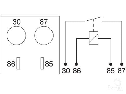 OEX Battery Relay 12V 100A - ACX2030