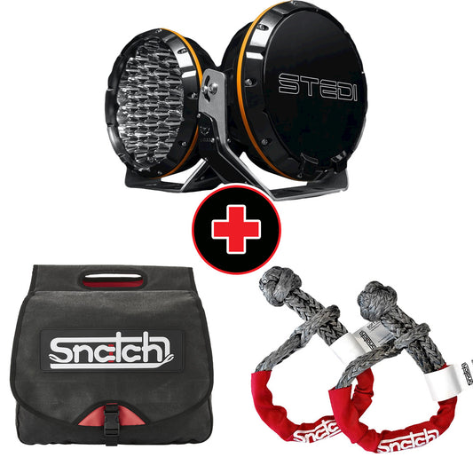 STEDI Type X SRT, Snatch Soft Shackle and Recovery Bag Bundle