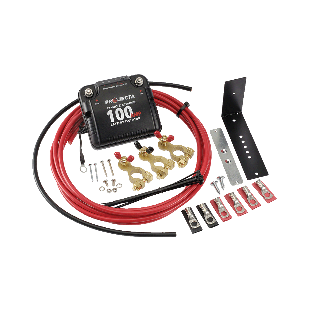 PROJECTA 12V 100A Electronic Dual Battery Isolator Kit DBC100K
