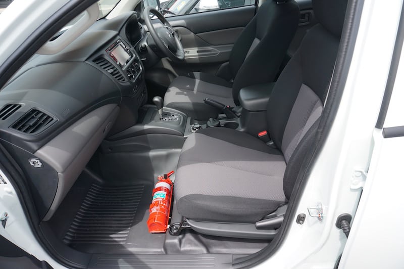 Kap Industries Fire Extinguisher Bracket to suit Mitsubishi Triton MQ/MR - KI-TRI-RHS