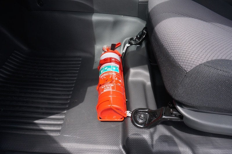 Kap Industries Fire Extinguisher Bracket to suit Mitsubishi Triton MQ/MR - KI-TRI-RHS