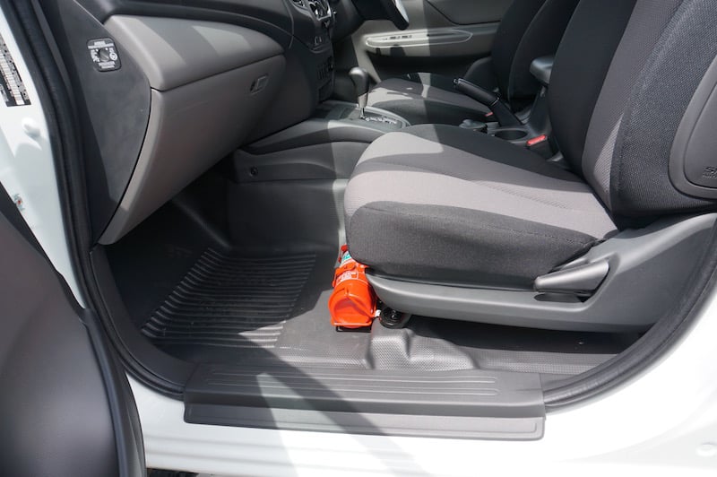Kap Industries Fire Extinguisher Bracket to suit Mitsubishi Triton MQ/MR - KI-TRI-RHS