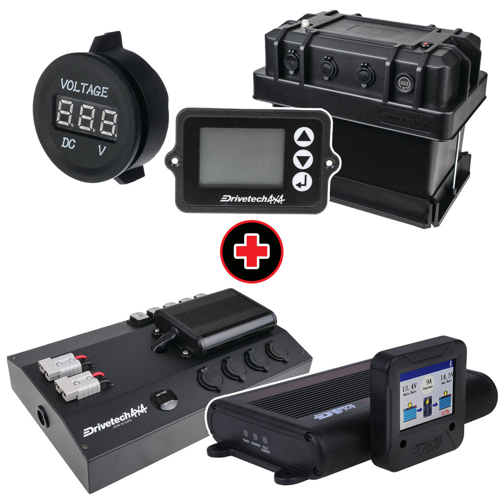 Drivetech 4x4 Control Box, Battery System & Monitoring Kit