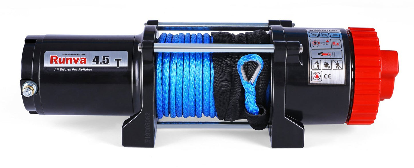 Runva EWT4500 12V Winch W Synth Rope - EWT450012VD