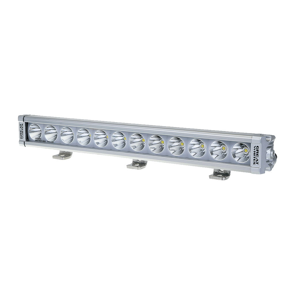Great Whites Attack Alloy LED Driving Light Bar Backlit (12x5W) Spot Beam 11-32V - GWB5124A