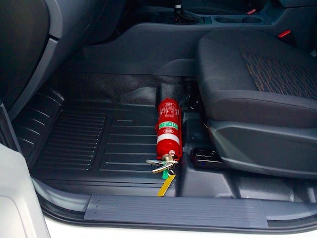 Kap Industries Fire Extinguisher Bracket to suit Mazda BT50 - KI-BT50-2GEN