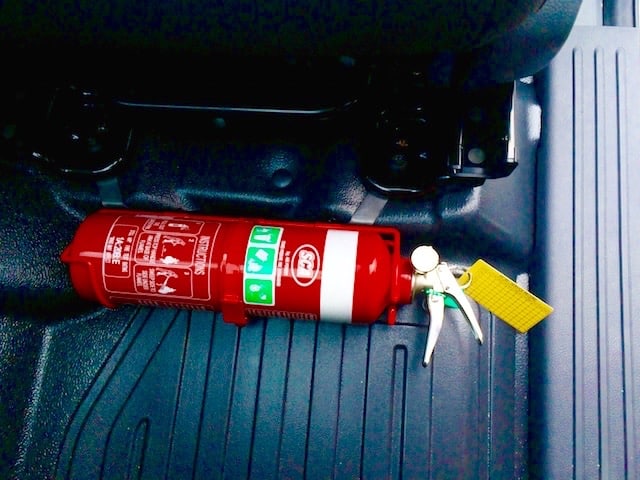 Kap Industries Fire Extinguisher Bracket to suit Mazda BT50 - KI-BT50-2GEN