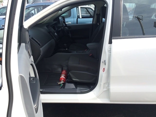 Kap Industries Fire Extinguisher Bracket to suit Mazda BT50 - KI-BT50-2GEN