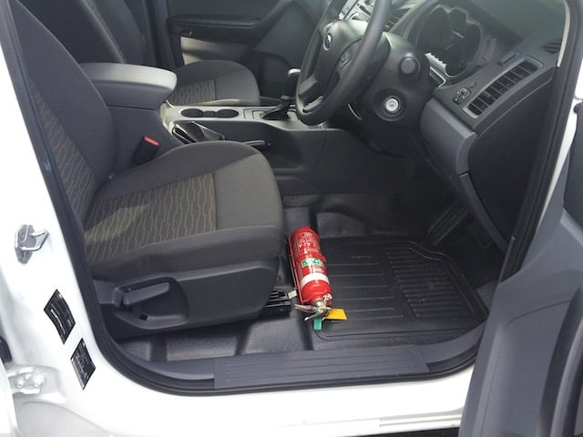 Kap Industries Fire Extinguisher Bracket to suit Mazda BT50 - KI-BT50-2GEN