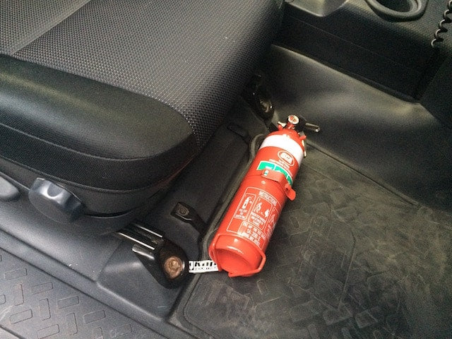 Kap Industries Fire Extinguisher Bracket to suit Toyota FJ Cruiser - KI-FJ