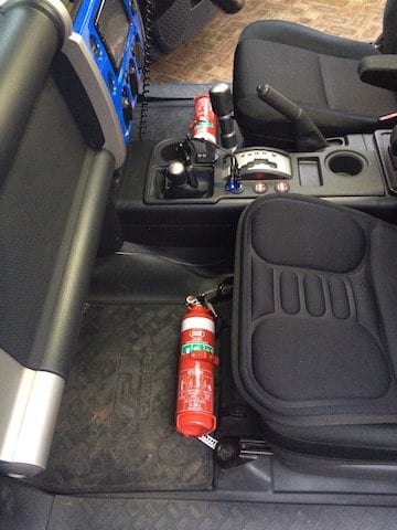 Kap Industries Fire Extinguisher Bracket to suit Toyota FJ Cruiser - KI-FJ