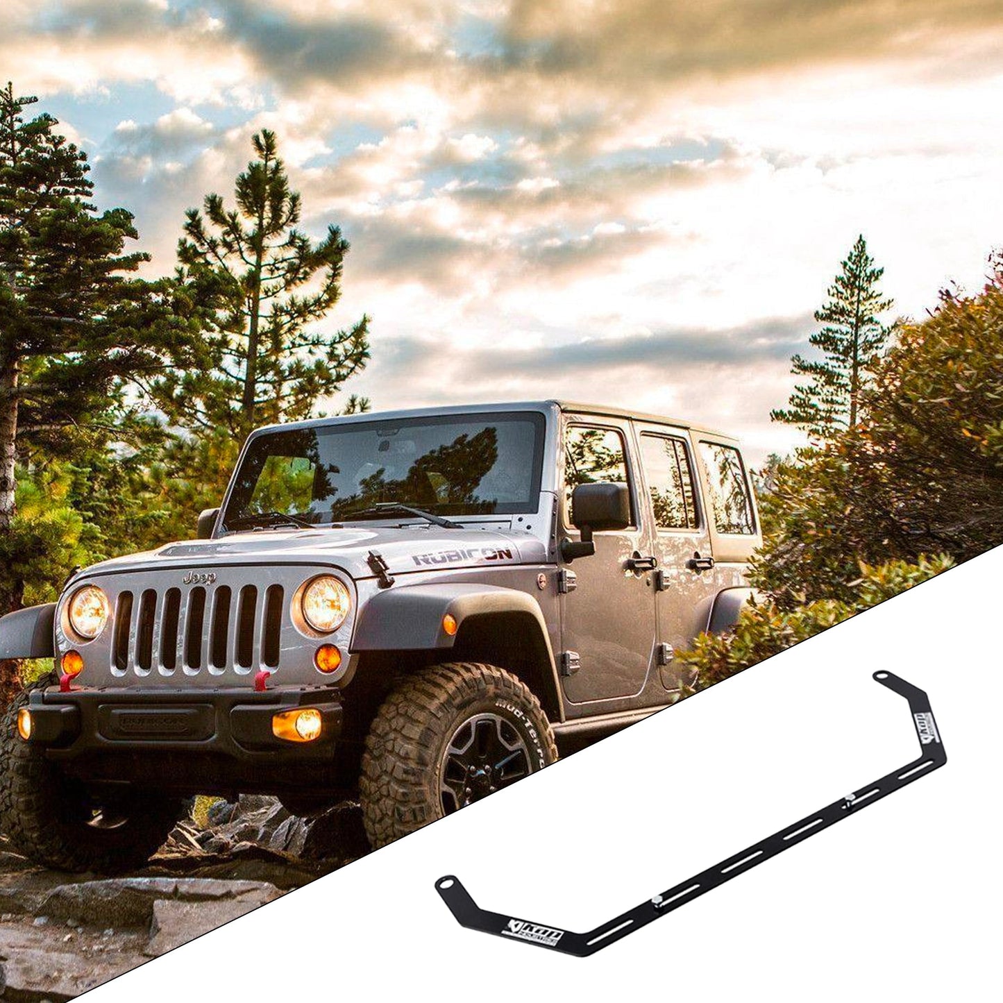 Kap Industries Fire Extinguisher Bracket to suit Jeep Wrangler JK - KI-JEEP-JK