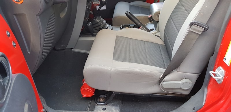 Kap Industries Fire Extinguisher Bracket to suit Jeep Wrangler JK - KI-JEEP-JK
