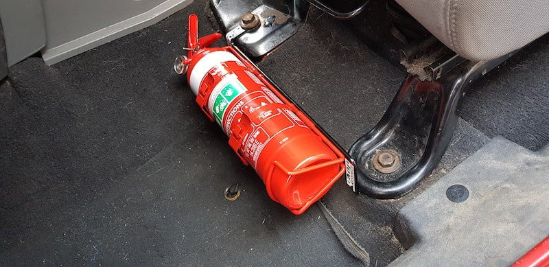 Kap Industries Fire Extinguisher Bracket to suit Jeep Wrangler JK - KI-JEEP-JK
