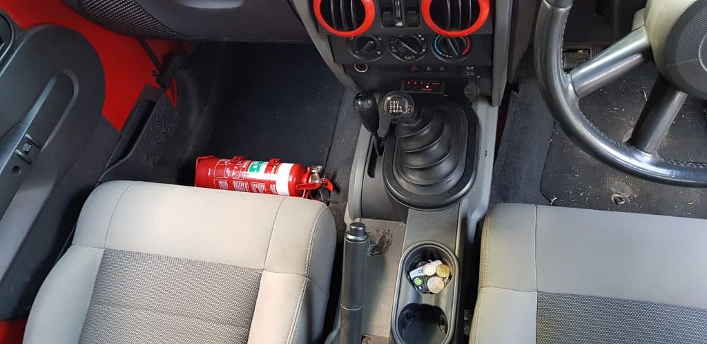 Kap Industries Fire Extinguisher Bracket to suit Jeep Wrangler JK - KI-JEEP-JK