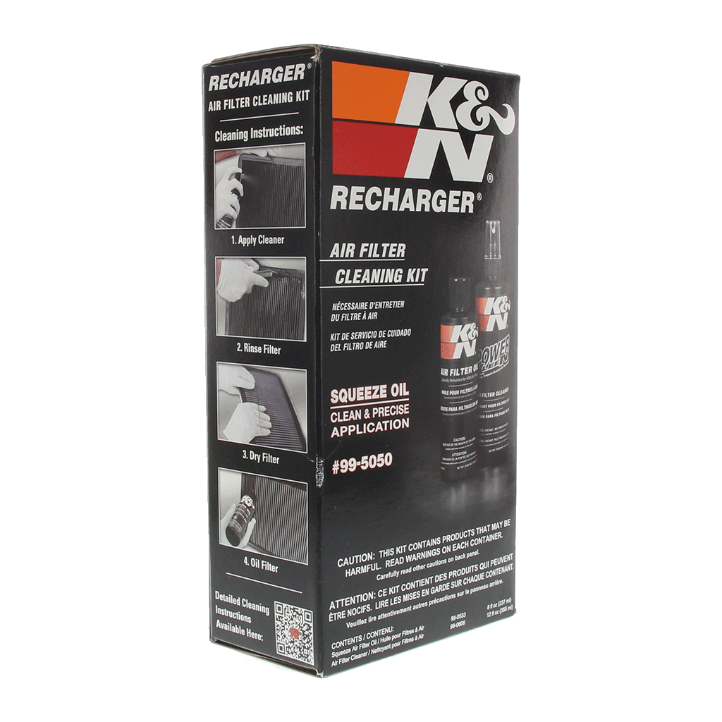 K&N Filter Recharge Clean and Oil Kit  - 99-5050