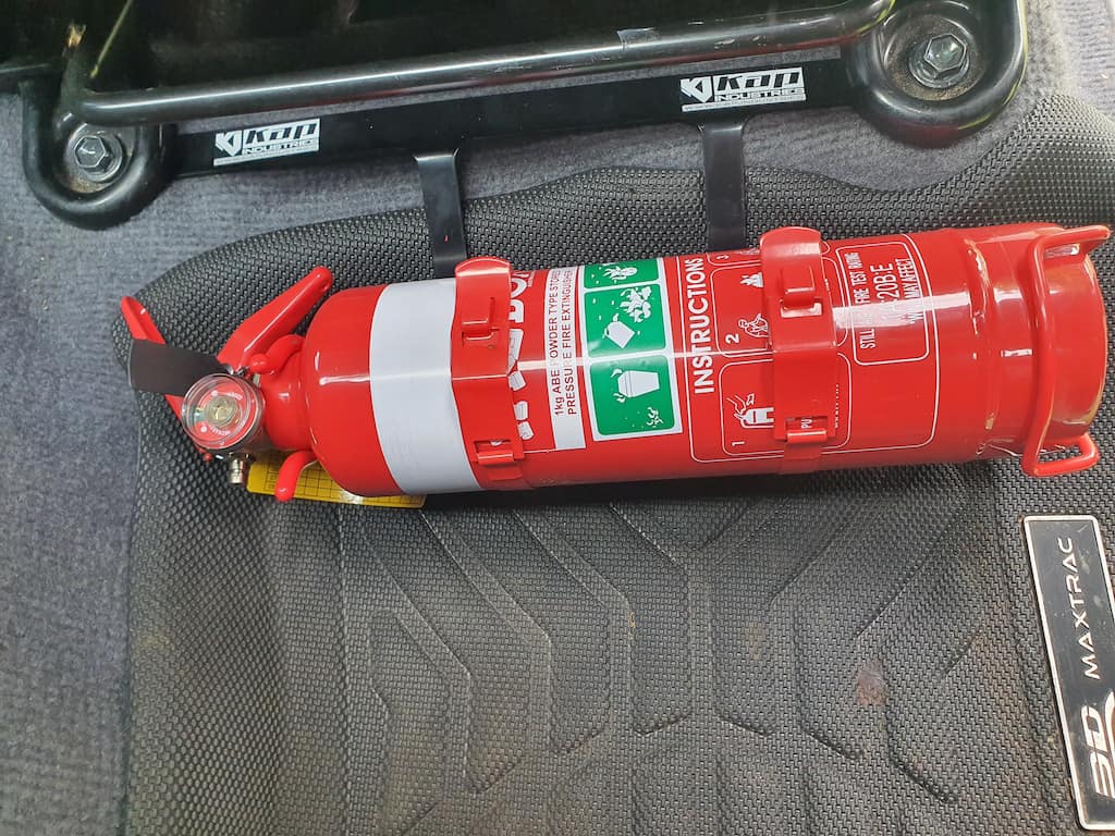 Kap Industries Fire Extinguisher Bracket to suit Toyota Landcruiser 79 Series Single Cab 17+ - KI-LC-79-SC17+-RHS